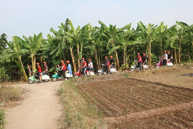 Hanoi Vespa Tour Explore Red River Delta & Rural Villages 5 Hours - Meals With Bottled Water: The Part That Keeps the Ride Pleasant
