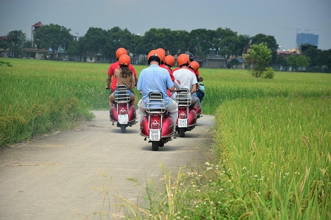 Hanoi Vespa Tours: Hanoi Vintage Vespa Tours Countryside - Long Bien Bridge on a Vespa: the quick switch from city to villages