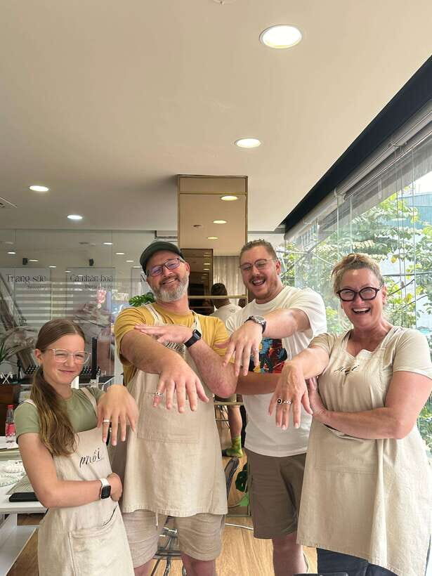 Hanoi: Vietnam Gemstone Silver Clay Ring Workshop - Price and time: is $50 good value in Hanoi?