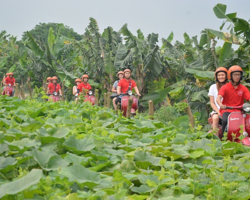 Hanoi Vintage Vespa City Tours - Train Street: living next to the rails, inches from daily life