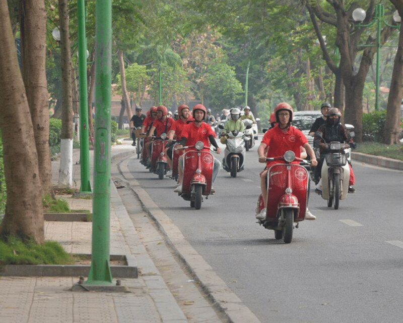 Hanoi Vintage Vespa Tours: A Half-Day Countryside Adventure - A half-day vintage Vespa ride past the Red River’s Long Bien Bridge
