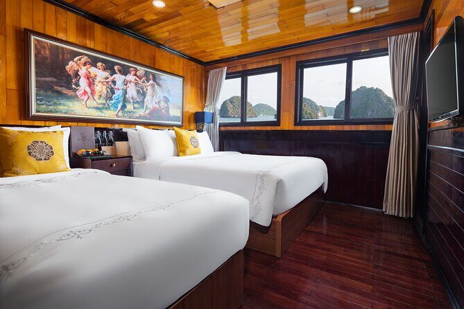HERA CLASSIC Boutique Cruise Halong Bay 2 Days 1 Night Trip - Day 1 on the Water: Boarding, Welcome Moments, and First Bay Views