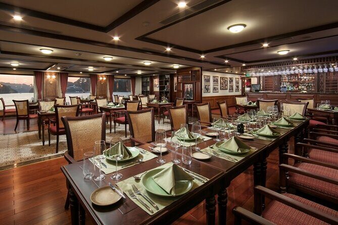 Heritage Cruises Best Luxury Cruise to Halong and Lan Ha Bay 2D1N - Day 1: Hanoi to Tuan Chau, Then Lan Ha Bay Water Time