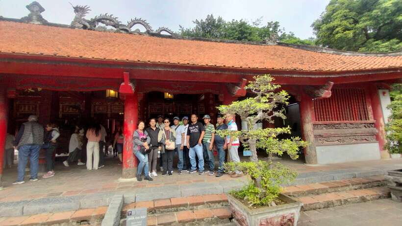 Highlight Hanoi city tour with train street. - Monuments first: Ho Chi Minh Mausoleum and One Pillar Pagoda
