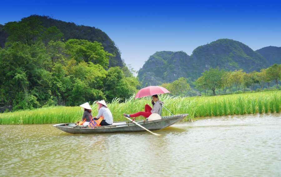 Hoa Lu-Mua Cave-Tam Coc-Bich Dong-Thung Nham National Park - Swim and sunset tea at the homestay: a proper decompression moment