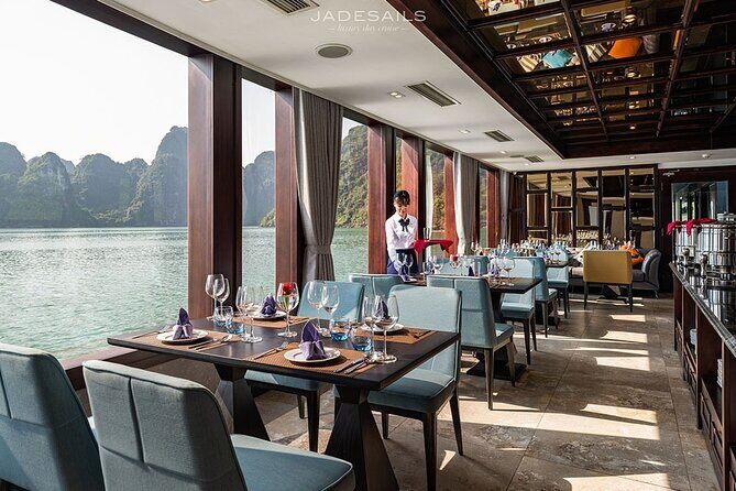 Jade Sails – Halong & Lan Ha Bay The Most Luxurious Day Tour - Spring rolls cooking demo and the sunset party onboard