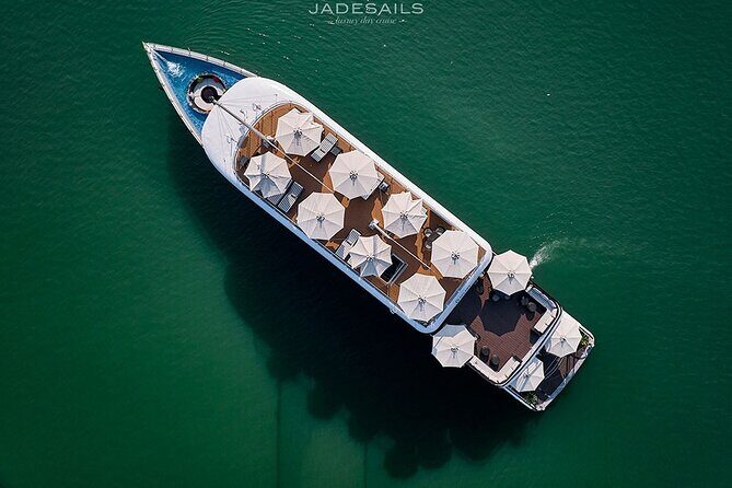 JADESAILS CRUISE-The Most Luxurious Day Tour in Ha Long Bay & Lan Ha Bay - Tuan Chau check-in: be early, or it gets annoying