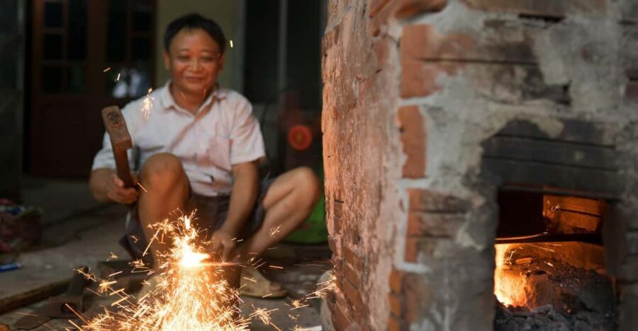 Knife Making in Blacksmith Village in Hanoi - How the Da Sy Knife-Making Workshop Works in 2.5 Hours