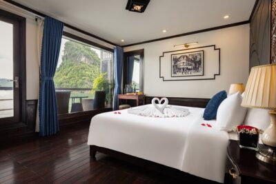 Lan Ha and Halong Bay 5 Star Cruise with Balcony - Day 1 in Plain Terms: Check-In, Safety Talk, Dinner on the Water