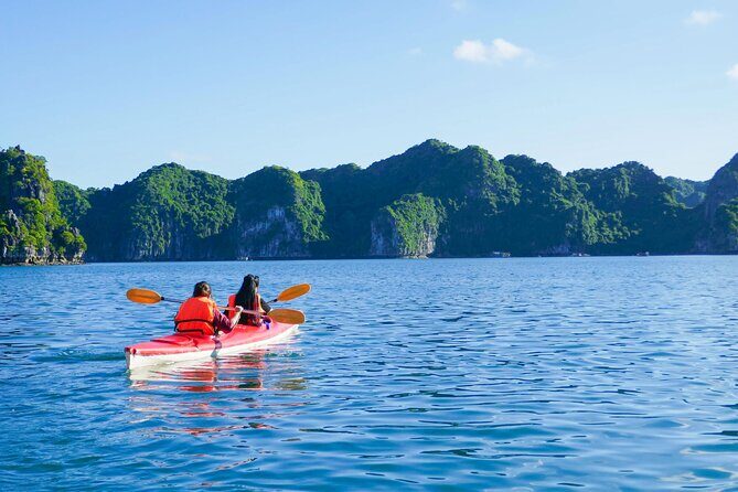 Lan Ha Bay Day Tour From Ha Noi - Daiichi Cruise (VIP1) - Dark and Light Cave area: water time in Lan Ha Bay
