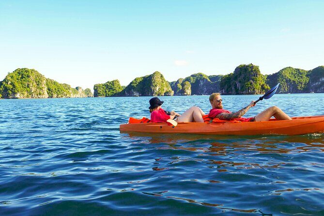 Lan Ha Bay Day Tour From Ha Noi - Daiichi Cruise (VIP1) - Turtle island and the sunset return to Beo Harbor