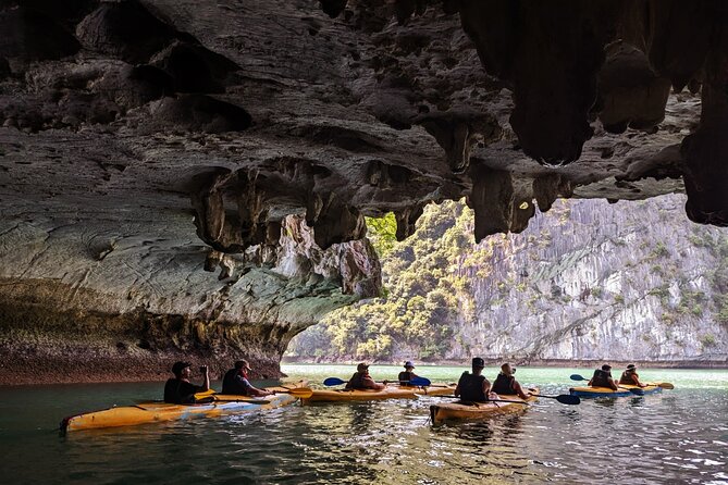 Lan Ha Bay Day Tour from Hanoi & Cat Ba Town - Serenity Boutique - Ba Trai Dao (Three Peach Islets): beach time, swimming, and snorkeling opportunity