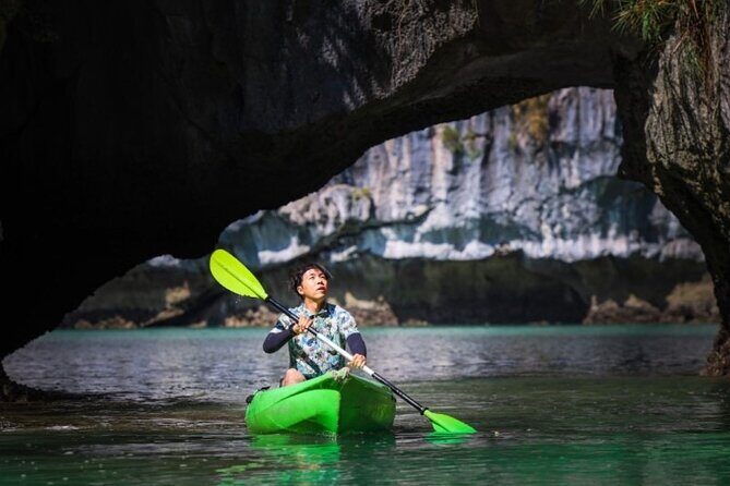 Lan Ha Bay Full-Day Tour from Hanoi, Hai Phong - Serenity Cruises - Serenity Grandeur on the water: rooftop bar, slide pool, and real downtime