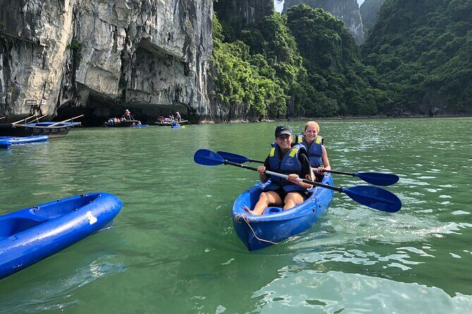 Lan Ha Bay Full Day With Cave, Kayaking And Swimming - Sunset party on the cruise: jacuzzi time and snacky celebration