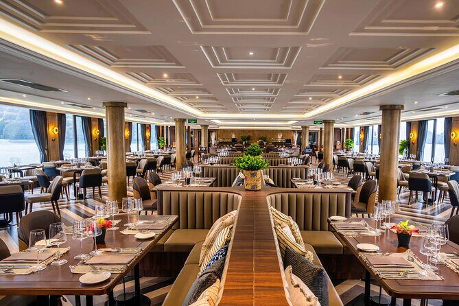 Luxury 5-Star Ha Long Bay Day Cruise with Buffet Lunch from Hanoi - Sung Sot Cave: One of the Most Famous Stops, Built for Walking