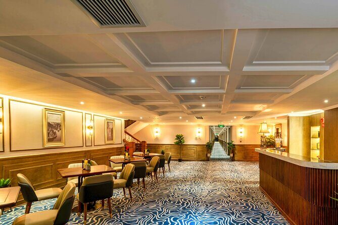 Luxury 5-Star Ha Long Bay Day Cruise with Buffet Lunch from Hanoi - Lunch Aboard the Luna Halong: Nearly 100 Dishes Means Real Choice