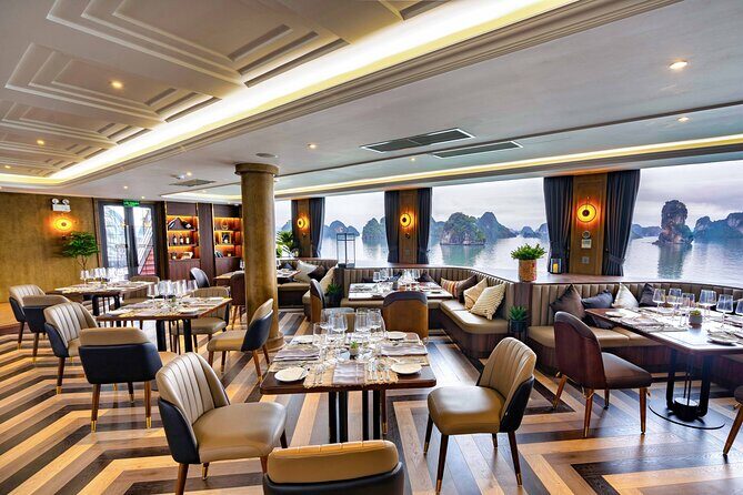 Luxury 5-Star Ha Long Bay Day Cruise with Buffet Lunch from Hanoi - Luon Cave by Bamboo Boat or Kayak: Gentle Scenery, Optional Effort