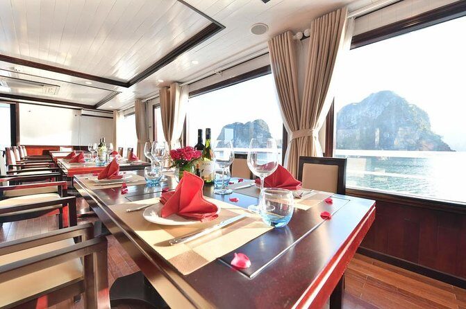 LUXURY TRIP of LIFETIME-NO FUN-NO PAY-Halong-All inclusive-2d/1n - Day 1 Morning: Pickup, Dock Check-In, and the First Big Bay Stops