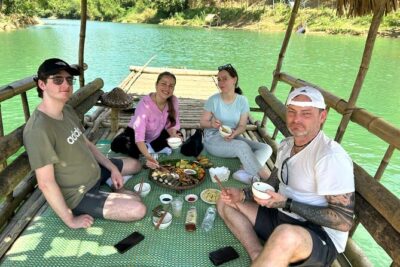 Mai Chau &Pu Luong 3D2N: Local Culture, Farming,Rafting& Swimming - Lan Village and Thai household life: seeing silk become cloth