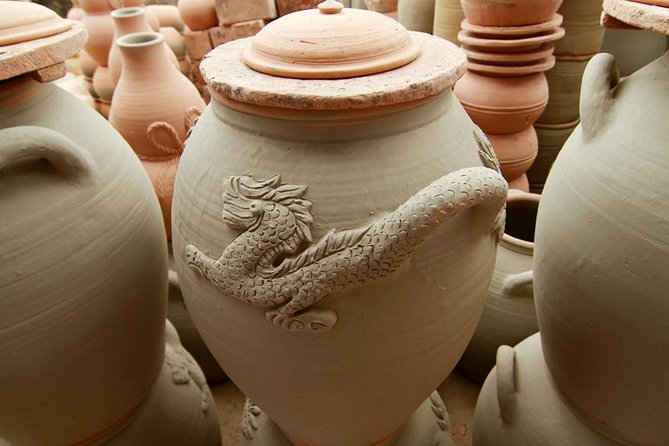 Mix Bat Trang Ceramic Village And Real Hanoi Scooter Tour - Into the countryside: peaceful villages and everyday life