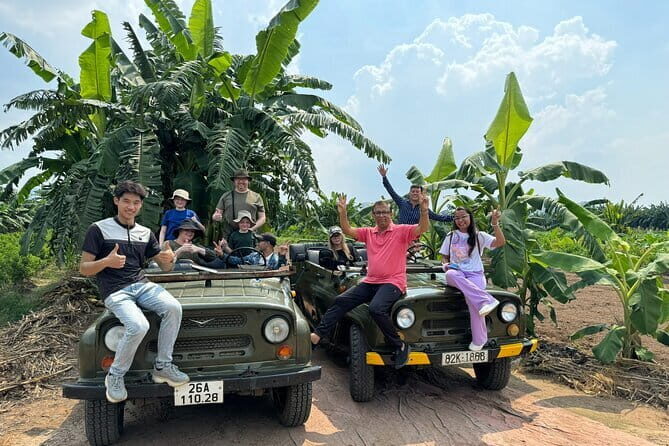 Ninh Binh Army Jeep see Highlight Start From Hanoi By Limousine - Thai Vi Temple and Thung Nang Valley: caves, river bends, and walking-free viewpoints