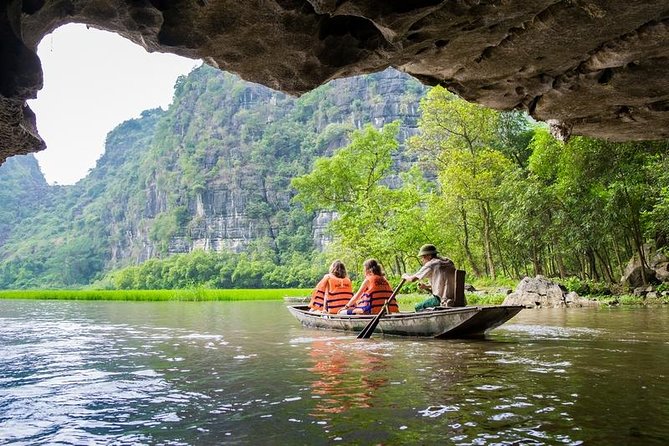 Ninh Binh Full Day Tour From Hanoi With Customized Attractions - Trang An boat tour: calm water under towering karst