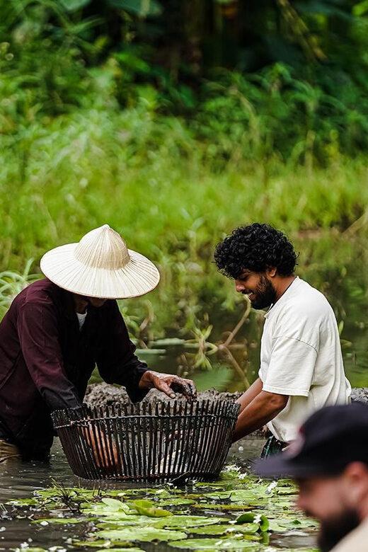 Ninh Binh: Rice planting and fishing by basket tour - Waterfall Bathing and Buffalo Cave: Wrap-Up With a View