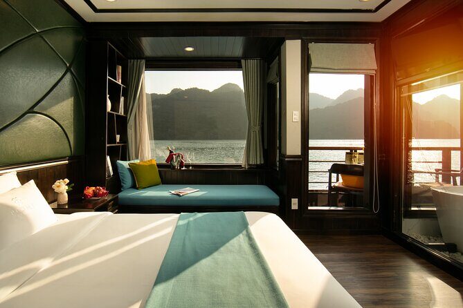 Peony Cruise 5* Lan Hạ Bay 2 days 1 night with 2 ways transfer - Peony Cruise 5-star comfort: what you actually feel on board