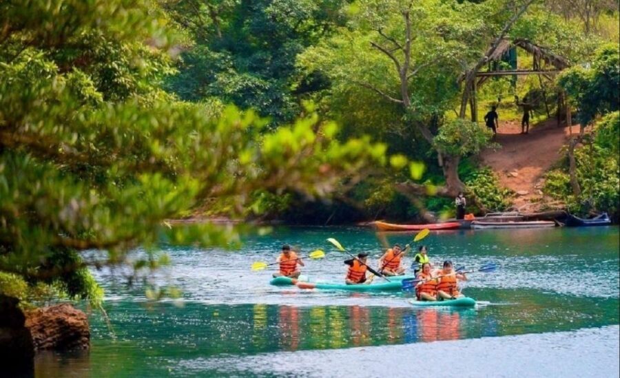 Phong Nha Cave & Dark Cave 1 Day Trip From Dong Hoi/PhongNha - Zipline, swim, mud baths, and kayaking on the Son River