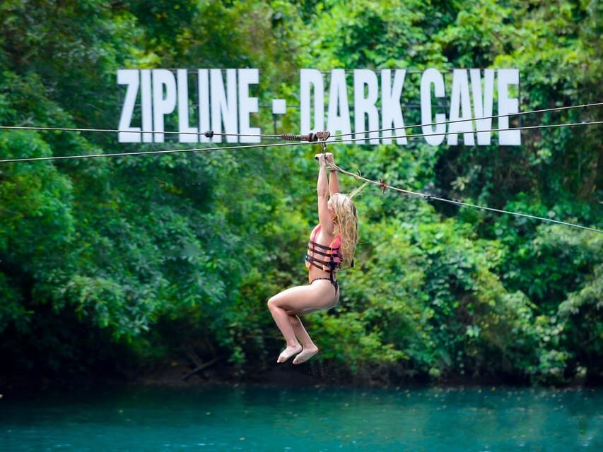 Phong Nha/Dong Hoi: Phong Nha Cave and Zipline in Dark Cave - Kayaking in the cave: cool water, enclosed spaces, and safe equipment