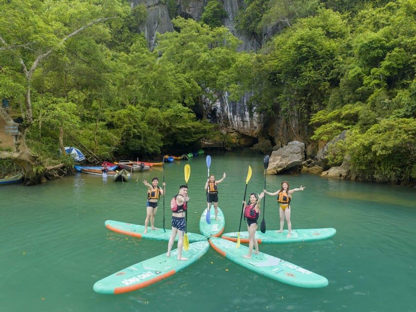Phong Nha/Dong Hoi: Phong Nha Cave and Zipline in Dark Cave - The Chay River zipline: a fun ride with a strict 40–90 kg rule