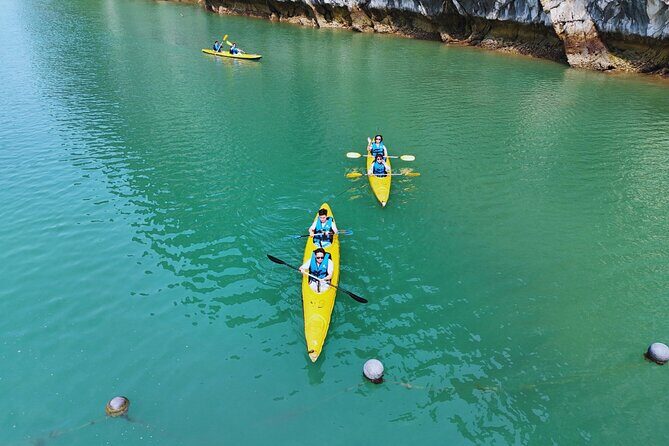 Private 1 Day Tour in Ha Long Bay with Private Cruise or Group - Kayak paddle or bamboo boat ride: choose the effort level
