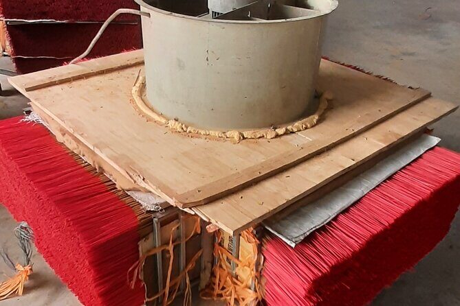 Private experience of visiting Quang Phu Cau incense village - Inside the incense-making process: bamboo, dye, and paste