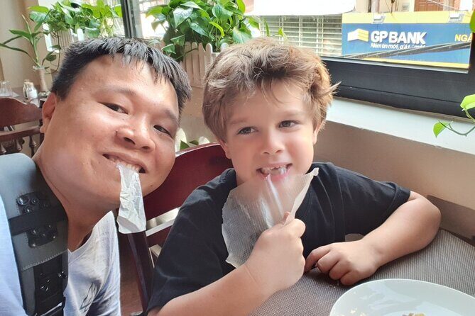 Private kid-friendly Hanoi food tour with a taste of great dishes - Comfort and Convenience: Pickup, Private Group, Mobile Ticket, and Bottled Water