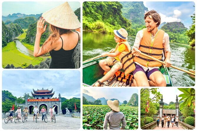 PRIVATE TOUR Ninh Binh One Day - Hoa lu- Tam Coc - Mua Cave - Tam Coc Bamboo Boats: Peaceful Water Time on the Ngo Dong