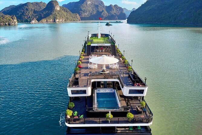 RITA CRUISE - LUXURY 5 STAR CRUISE in HALONG BAY from HANOI - Day 1: Old Quarter pickup to check-in at Tuan Chau