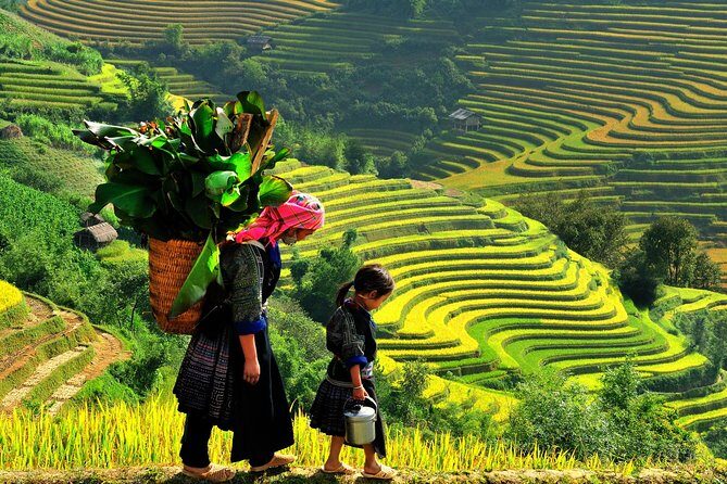 Sa Pa 2-Day Moderate Trek and Homestay Limousine Tour from Hanoi - Day 1 in Sapa: Sapa Town color and heading toward Ta Van