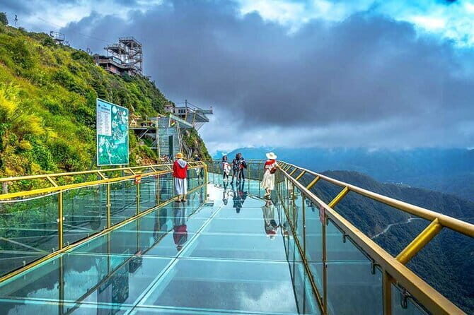 Sapa Dragon Cloud Glass Bridge and Silver Waterfall Half-Day Tour - The 8:00 AM hotel pickup and the O Quy Ho Mountain Pass views