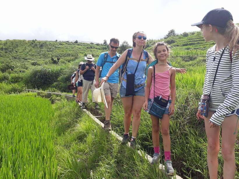 Sapa: Love Silver Waterfall, LonelyTree in Heaven-Rice Field - Trekking down from the viewpoints into tea gardens and Sapa’s fields