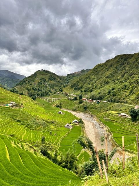 Sapa3D2N TrekkingAdventures,Valleys,Bambooforest,Waterfall - Day 3: Lao Chai and Y Linh Ho rice terraces, Muong Hoa bridge, and views of Hoang Lien Son
