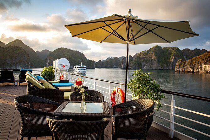Stellar of The Seas Best Top Vip Cruise Ha Long Bay 2 Day 1 Night - Cooking class, sunset party, and night squid fishing