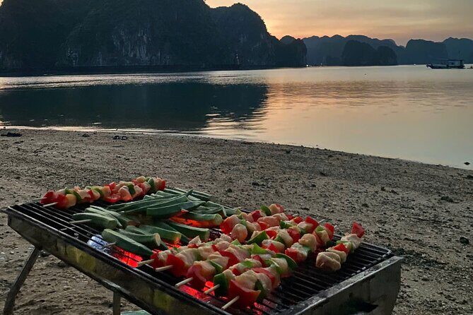 Sunset and Plankton Bioluminescent Night Kayak Lan Ha Bay - Floating village and dinner: food that keeps the evening comfortable
