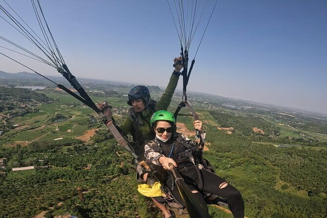 Tandem Paragliding Experience in Hanoi - From GO! Thăng Long to takeoff in about 50 minutes