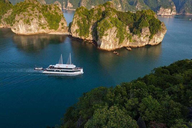 The Most Luxurious Ha Long Bay 1 Day Trip - Jadesails Cruise - Halong Bay cruising: caves, viewpoints, and a steady flow of scenery