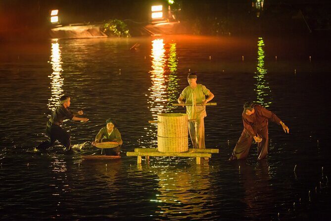 The Quintessence of Tonkin Show - CNN News "MUST-SEE IN HANOI" - Lake-Stage Spectacle: Performers, Water Puppetry, and Light Effects