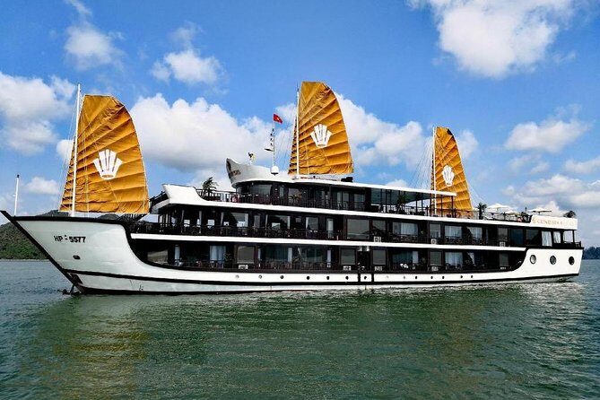 Velar of the Sea - 5 Star Luxury on Halong Bay 2 days 1 night - Entering Velar of the Sea: a French-Indochina vibe on Ha Long Bay