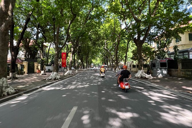 Vespa Tour HANOI BACK STREETS: FOOD+LOCAL LIFE+CULTURE & FUN - Hanoi Train Station lunch: a cozy reset at a local spot