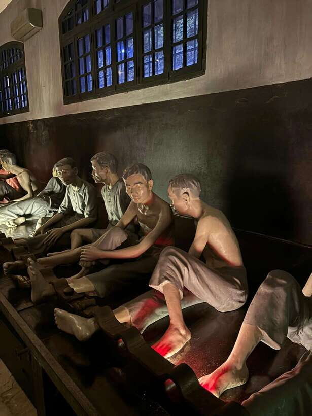 Vietnam War History Tour Through Hoa Lo Prison and Museums - B-52 Victory Museum: wreckage, missiles, and war on display