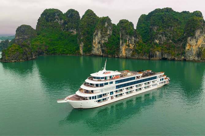 VIP Luxury Overnight Cruise Ha Long & Lan Ha Bay from Hanoi - Two Bays, One Comfortable Overnight