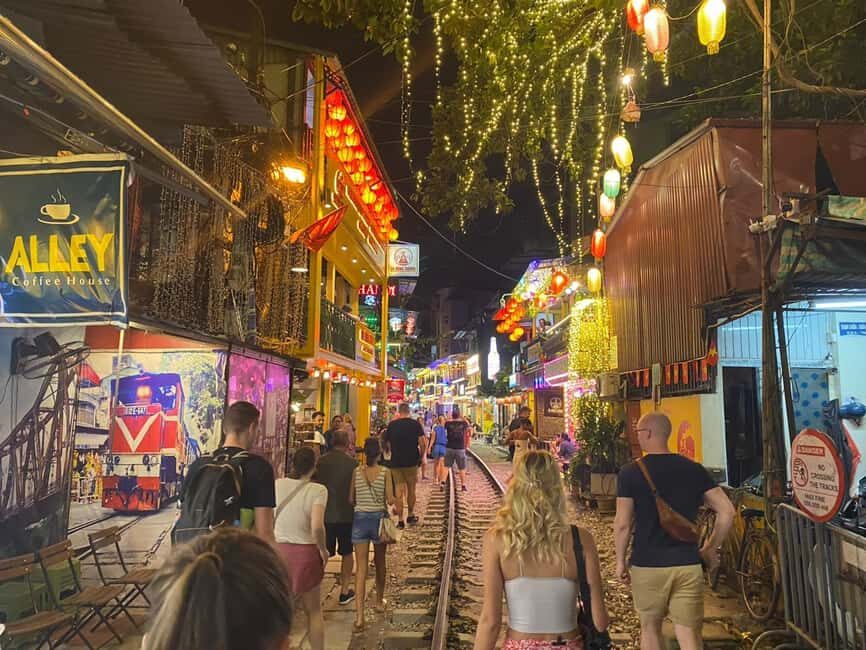 Visit Train Street Hear History &Eat Local Food Know Culture - Waiting for the train: egg coffee, local beer, and the reality check